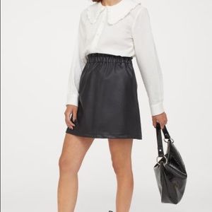 H&M Wide-collared Shirt